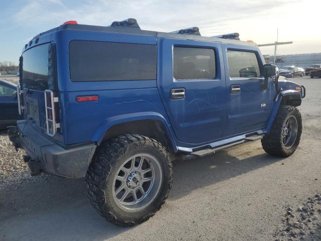 5GRGN23U16H106315 - 2006 HUMMER H2 BLUE photo 3