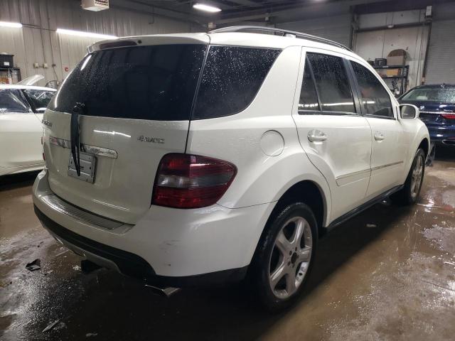 4JGBB22E28A354840 - 2008 MERCEDES-BENZ ML 320 CDI WHITE photo 3