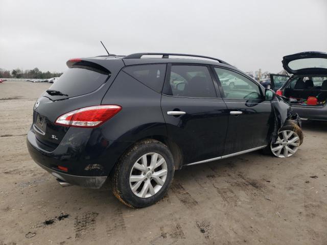 JN8AZ1MU4BW060316 - 2011 NISSAN MURANO S BLACK photo 3