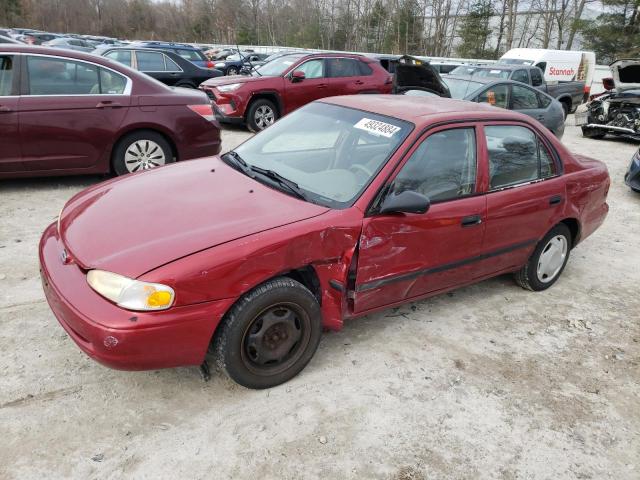1Y1SK528X1Z447205 - 2001 CHEVROLET GEO PRIZM BASE RED photo 1