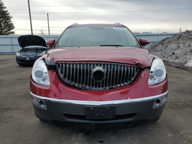 5GAKVDED0CJ162269 - 2012 BUICK ENCLAVE RED photo 5