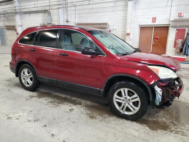 5J6RE4H56AL001602 - 2010 HONDA CR-V EX RED photo 4