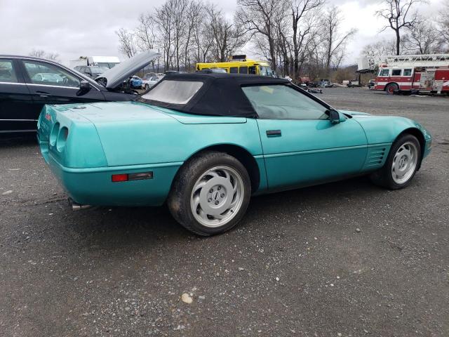 1G1YY3389M5103644 - 1991 CHEVROLET CORVETTE TEAL photo 3