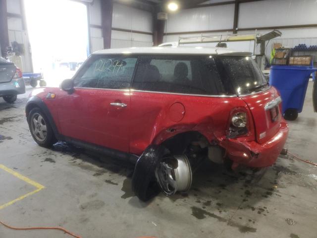 WMWMF33549TU72798 - 2009 MINI COOPER RED photo 2