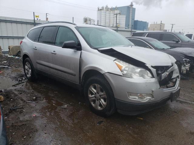 1GNLREED9AS121490 - 2010 CHEVROLET TRAVERSE LS SILVER photo 4