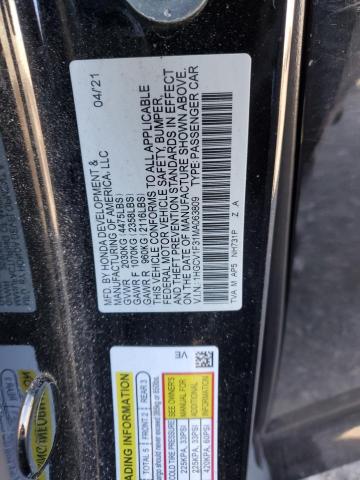1HGCV1F31MA063809 - 2021 HONDA ACCORD SPORT BLACK photo 12