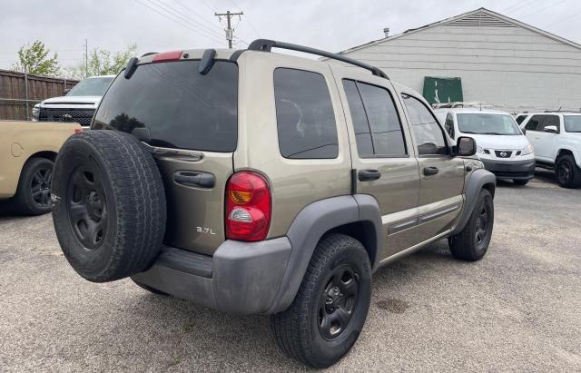 1J4GK48K24W127433 - 2004 JEEP LIBERTY SPORT GRAY photo 4