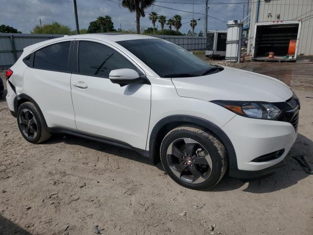 3CZRU5H5XJM722898 - 2018 HONDA HR-V EX WHITE photo 4