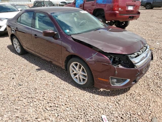 3FAHP0JA9CR226764 - 2012 FORD FUSION SEL BURGUNDY photo 4