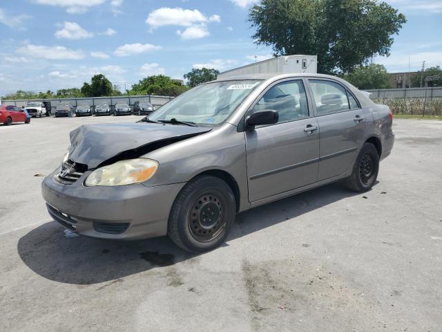 1NXBR32E63Z185513 - 2003 TOYOTA COROLLA CE GRAY photo 1