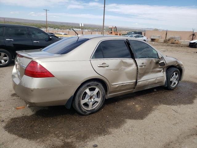 JHMCN36496C001762 - 2006 HONDA ACCORD HYBRID GOLD photo 3