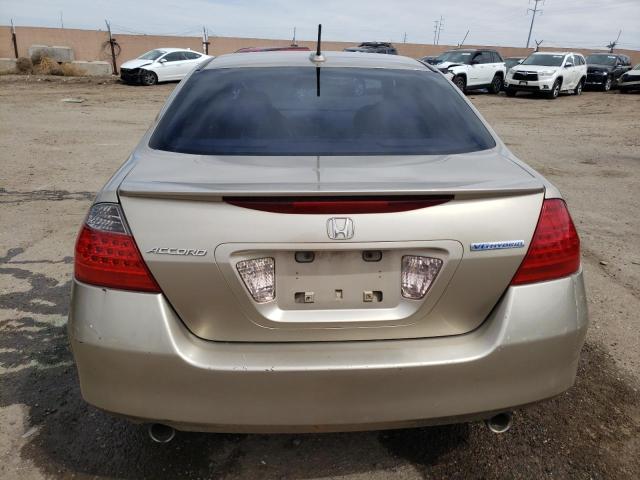 JHMCN36496C001762 - 2006 HONDA ACCORD HYBRID GOLD photo 6