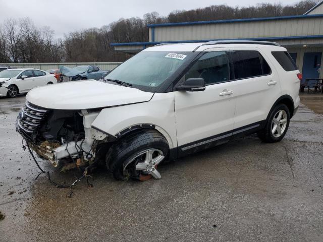 1FM5K8D82GGD24174 - 2016 FORD EXPLORER XLT WHITE photo 1