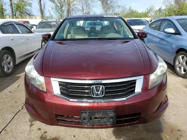 1HGCP263X9A090546 - 2009 HONDA ACCORD LX MAROON photo 5