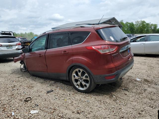 1FMCU0J97EUC16857 - 2014 FORD ESCAPE TITANIUM BURGUNDY photo 2