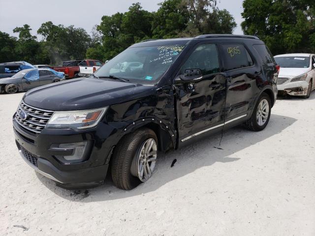 1FM5K7DH0HGA09756 - 2017 FORD EXPLORER XLT BLACK photo 1