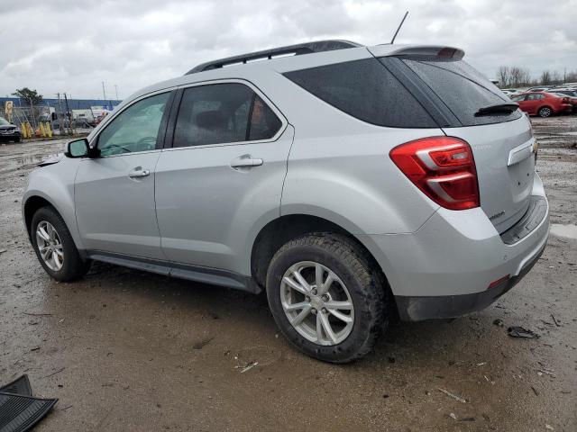 2GNALCEK7H6185083 - 2017 CHEVROLET EQUINOX LT SILVER photo 2