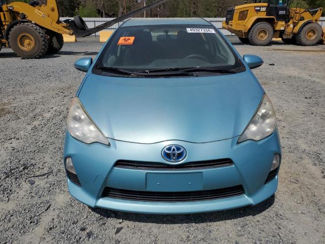 JTDKDTB36D1041447 - 2013 TOYOTA PRIUS C BLUE photo 5