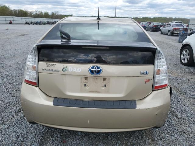 JTDKN3DUXB1450907 - 2011 TOYOTA PRIUS GOLD photo 6