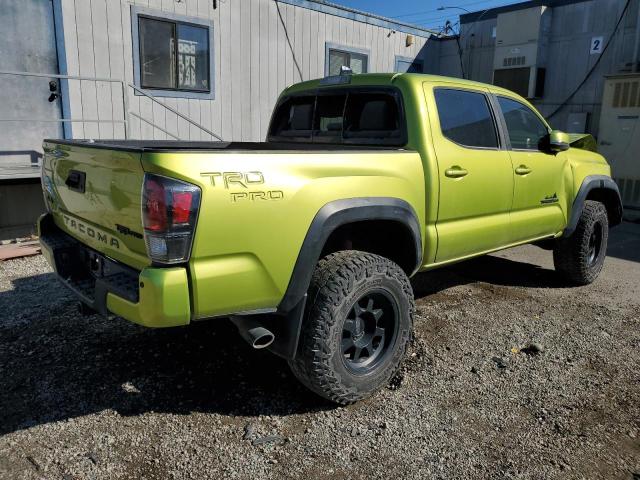 3TYCZ5AN2NT102273 - 2022 TOYOTA TACOMA DOUBLE CAB GREEN photo 3