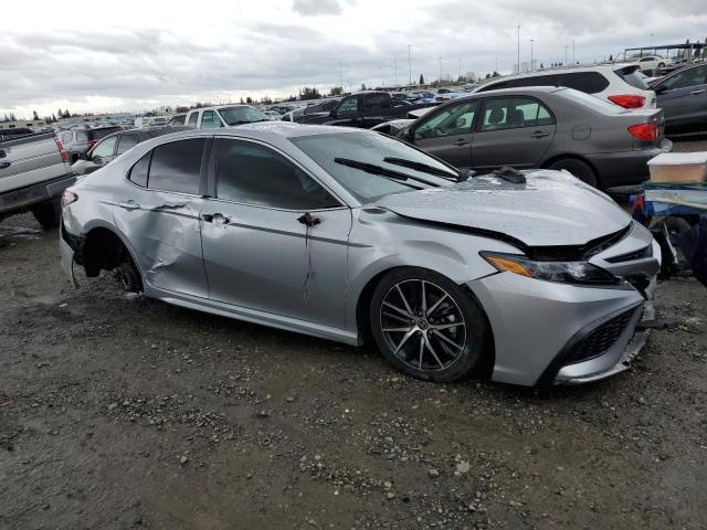 4T1T11AK1PU803768 - 2023 TOYOTA CAMRY SE NIGHT SHADE SILVER photo 4