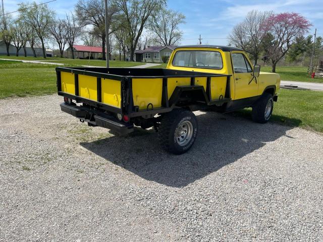 W24BE6S343013 - 1976 DODGE 250 YELLOW photo 4