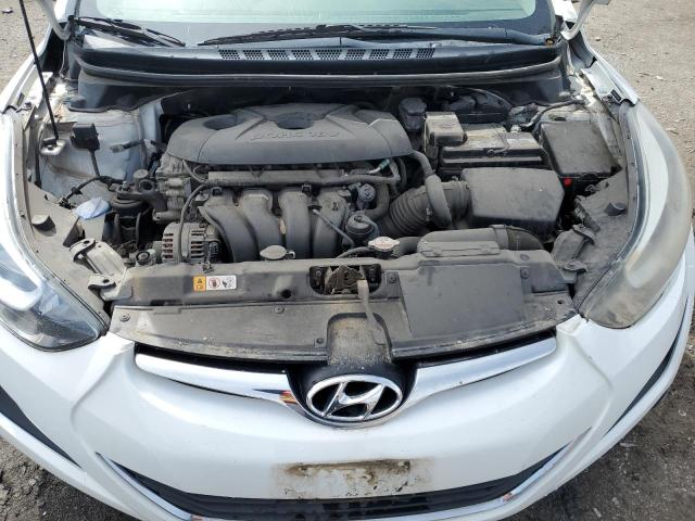 5NPDH4AE0EH489294 - 2014 HYUNDAI ELANTRA SE WHITE photo 11