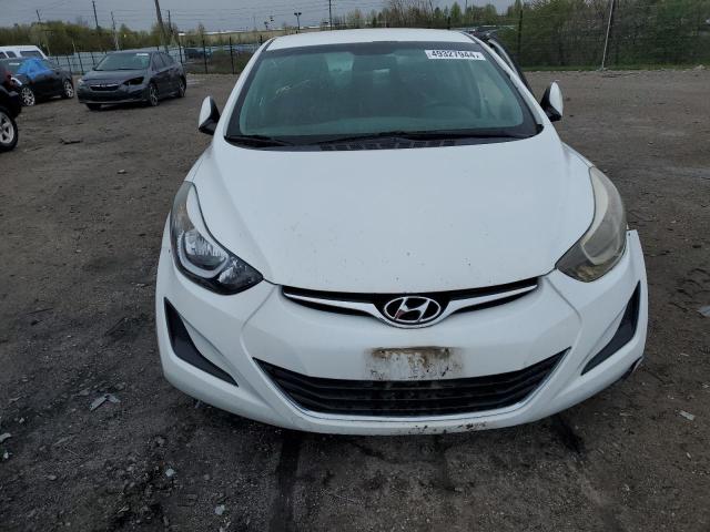 5NPDH4AE0EH489294 - 2014 HYUNDAI ELANTRA SE WHITE photo 5