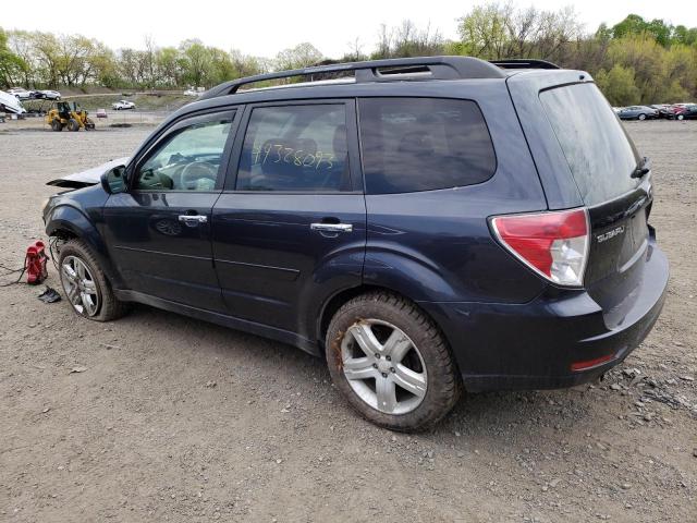 JF2SH64679H792540 - 2009 SUBARU FORESTER 2.5X LIMITED BLUE photo 2