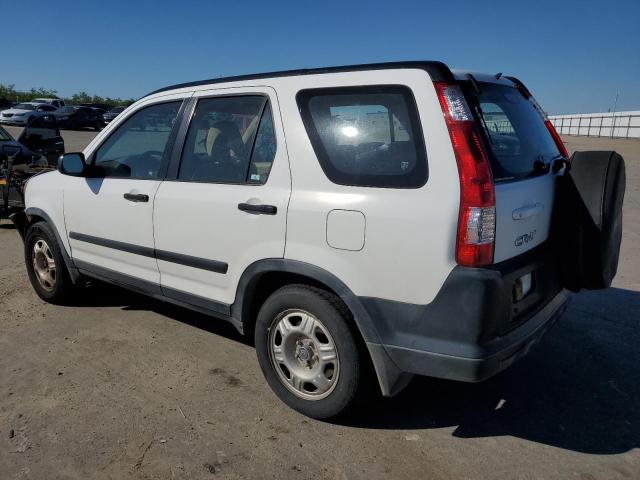 JHLRD78555C049109 - 2005 HONDA CR-V LX WHITE photo 2