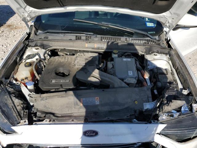 3FA6P0LU1JR116514 - 2018 FORD FUSION SE HYBRID WHITE photo 11