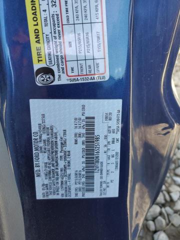 1ZVFT80N165251985 - 2006 FORD MUSTANG BLUE photo 12