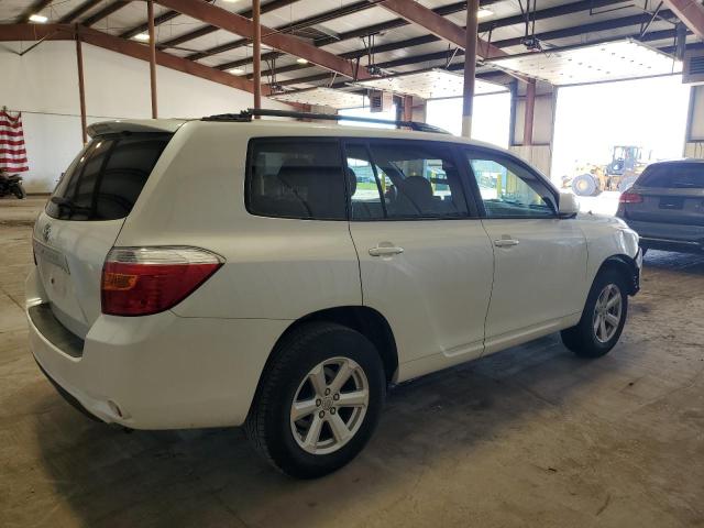 JTEZA3EH0A2009321 - 2010 TOYOTA HIGHLANDER WHITE photo 3