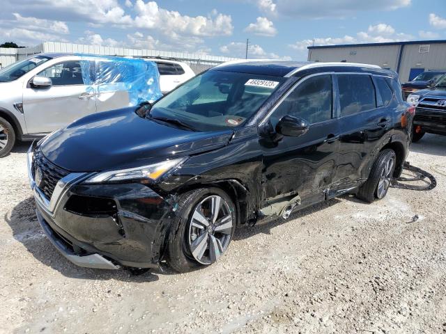 5N1AT3CA4MC676081 - 2021 NISSAN ROGUE SL BLACK photo 1