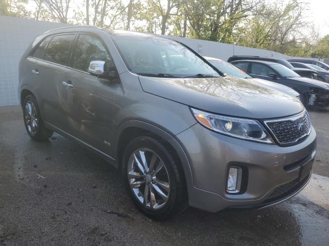 5XYKWDA70EG438481 - 2014 KIA SORENTO SX GRAY photo 4