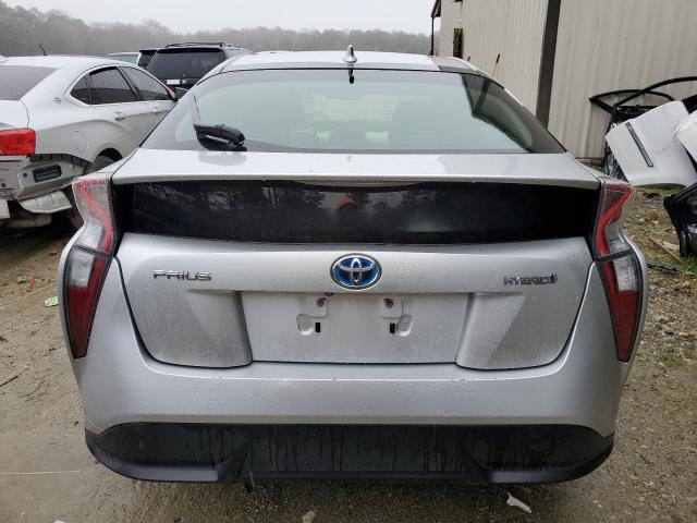 JTDKARFU2G3503980 - 2016 TOYOTA PRIUS SILVER photo 6