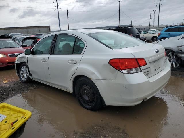 4S3BMCE65A3238938 - 2010 SUBARU LEGACY 2.5I PREMIUM WHITE photo 2