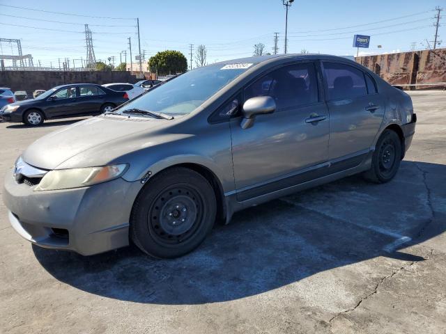 2HGFA1F50AH326735 - 2010 HONDA CIVIC LX GRAY photo 1