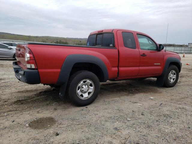 5TEUU4EN6AZ746343 - 2010 TOYOTA TACOMA ACCESS CAB წითელი ფოტო 3