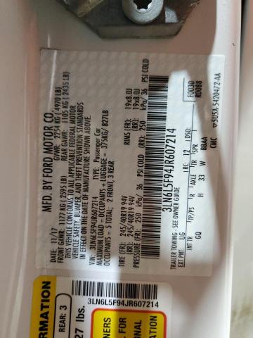 3LN6L5F94JR607214 - 2018 LINCOLN MKZ RESERVE თეთრი ფოტო 13