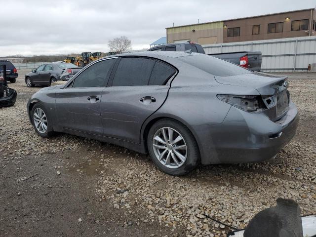 JN1BV7AP6FM346234 - 2015 INFINITI Q50 BASE GRAY photo 2