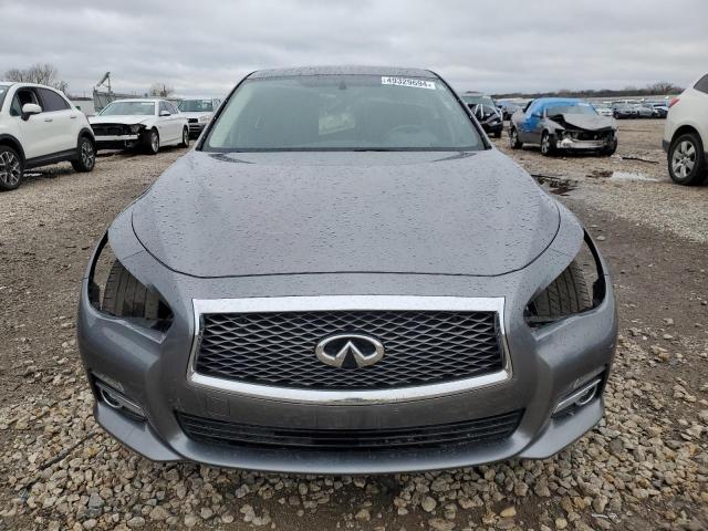 JN1BV7AP6FM346234 - 2015 INFINITI Q50 BASE GRAY photo 5