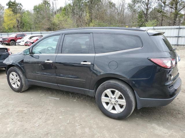 1GNKRGKD4EJ200931 - 2014 CHEVROLET TRAVERSE LT BLACK photo 2