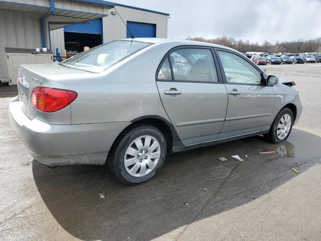 JTDBR32E032012005 - 2003 TOYOTA COROLLA CE SILVER photo 3