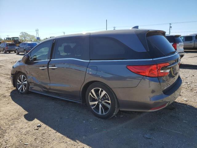 5FNRL6H81NB008824 - 2022 HONDA ODYSSEY TOURING GRAY photo 2