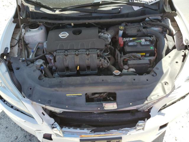 3N1AB7AP2FY279276 - 2015 NISSAN SENTRA S WHITE photo 11