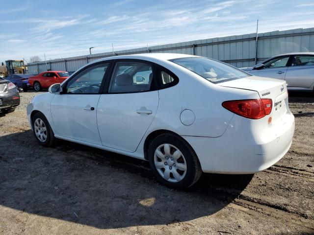 KMHDT46D09U594553 - 2009 HYUNDAI ELANTRA GL WHITE photo 2