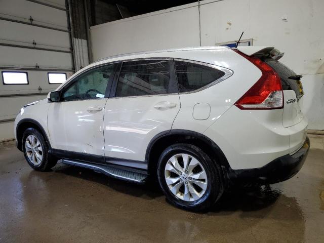 5J6RM4H77DL035671 - 2013 HONDA CR-V EXL WHITE photo 2