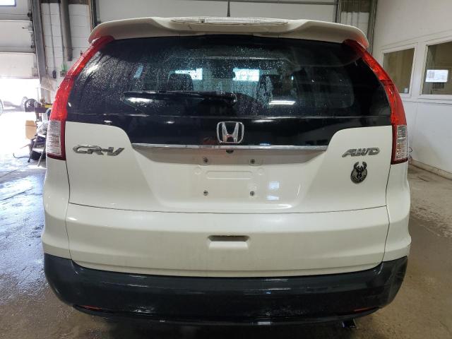 5J6RM4H77DL035671 - 2013 HONDA CR-V EXL WHITE photo 6