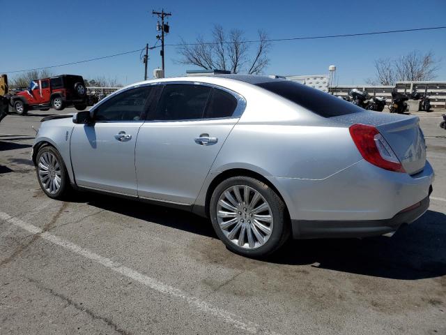 1LNHL9EK2DG605297 - 2013 LINCOLN MKS SILVER photo 2